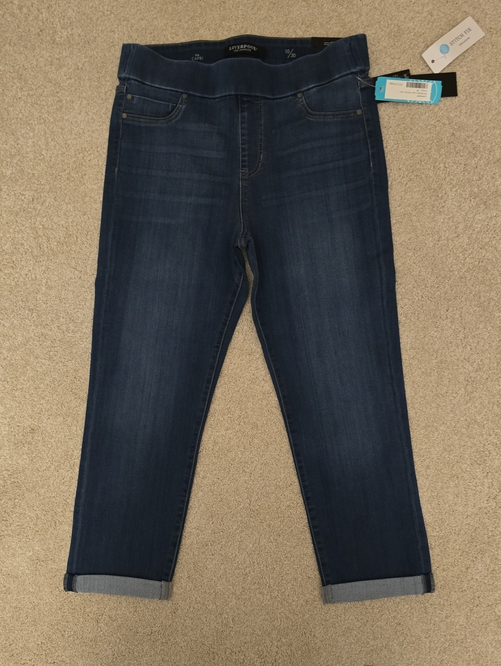 NWT LIVERPOOL Brand Mirabella Capri Skinny Jeans